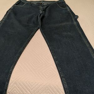 Used Men Lee Authentic Bootcut (Baggie) Blue Jeans
